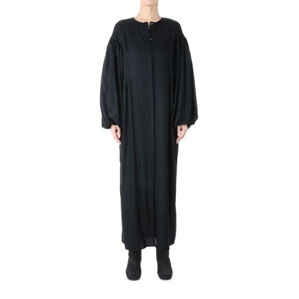 【P5倍 / SALE】Wool Balloon sleeve Dress/BLACK(E22AW/...