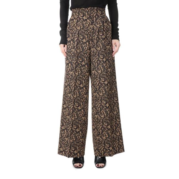 【P5倍 / SALE】Granite High waist pants/BROWN mix(E22...