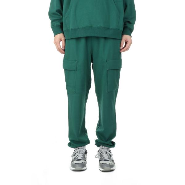 【P5倍 / SALE】CARGO PANTS COTTON SWEAT/GREEN(F372005...