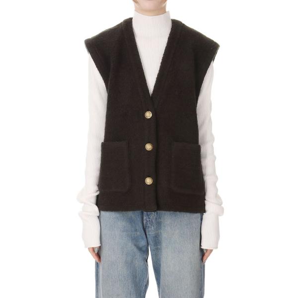 【P5倍 / SALE】LUIGI VEST -Brown (TNH22200-10) The Ne...