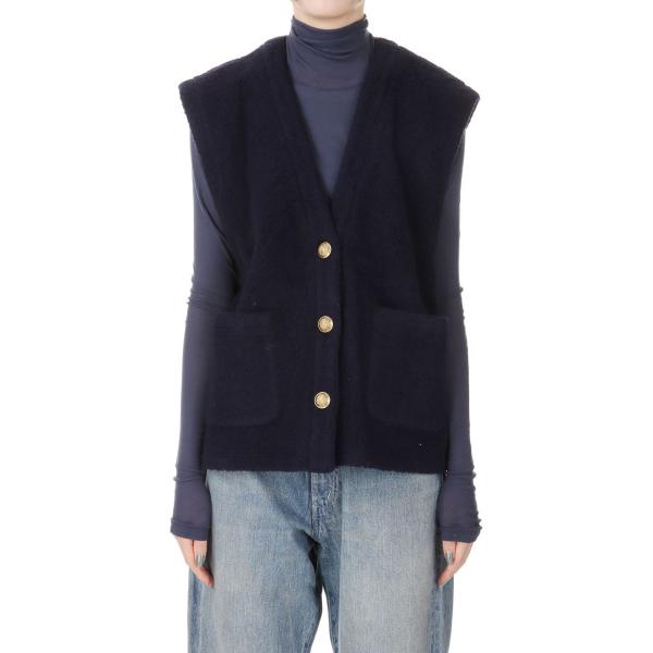 【P5倍 / SALE】LUIGI VEST -Navy (TNH22200-10) The New...