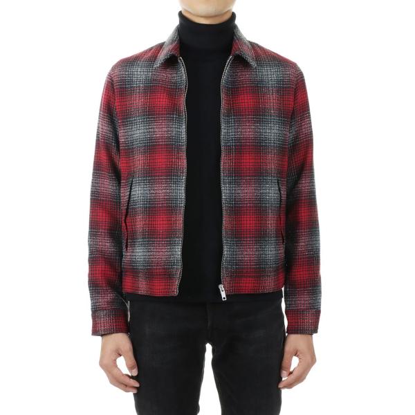 【P5倍 / SALE】Grandrelle V.Check Flannel Zipup BZ / ...