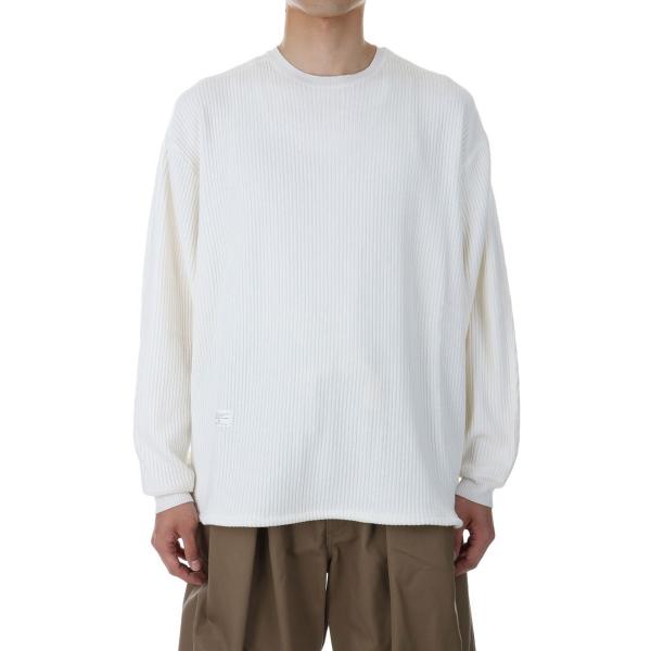 【P5倍 / SALE】SWEDISH RIB LS TEE / White(23SS-MS1-00...
