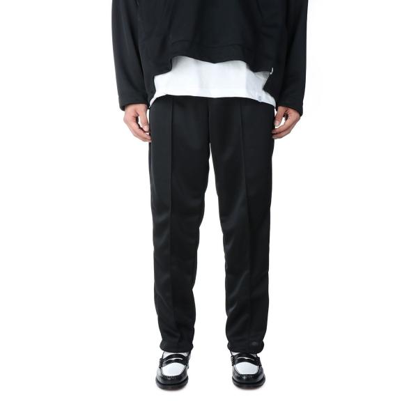 【P5倍 / SALE】JERSEY PIN TUCK PANTS / Black(23SS-MS2...