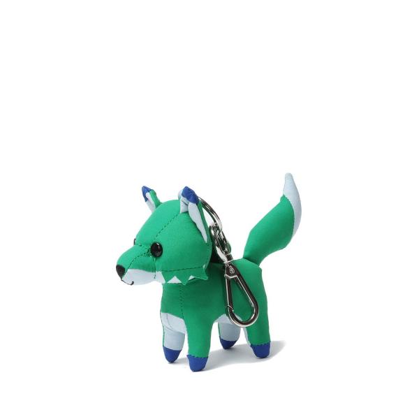 SMALL COLORBLOCK FOX BAG CHARM -GRASS GREEN(KU0690...