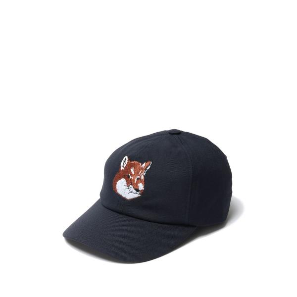 【SALE】LARGE FOX HEAD EMBROIDERY 6P CAP -NAVY(HU061...