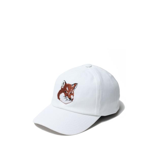 LARGE FOX HEAD EMBROIDERY 6P CAP -WHITE(HU06118WW0...