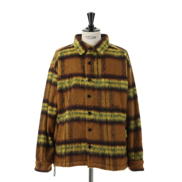 【P5倍】Shaggy Check Shirts -YELLOW (LES189) LEGENDA(...