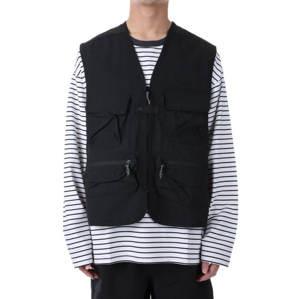 【P5倍 / SALE】RIVER VEST TASLAN NYLON -BLACK(F441004...