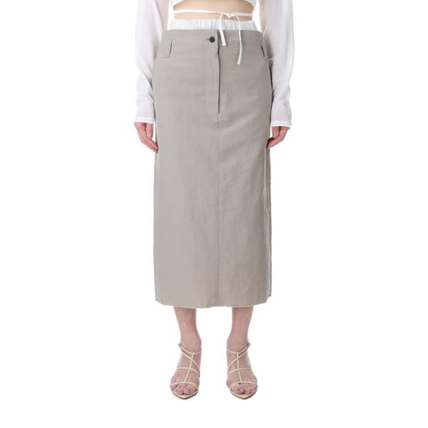【P5倍 / SALE】WLC LAYERED TIGHT SKIRT -BEIGE(23SSK-#...