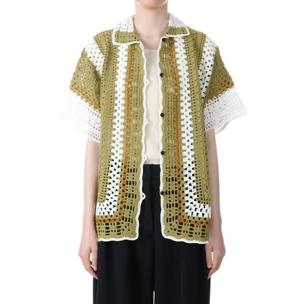 TODAYFUL トゥデイフル Crochet Over Shirts -OLIVE （123105...