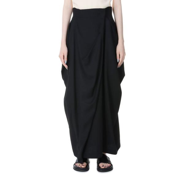 TODAYFUL トゥデイフル Drape Satin Skirt -BLACK （12310806...