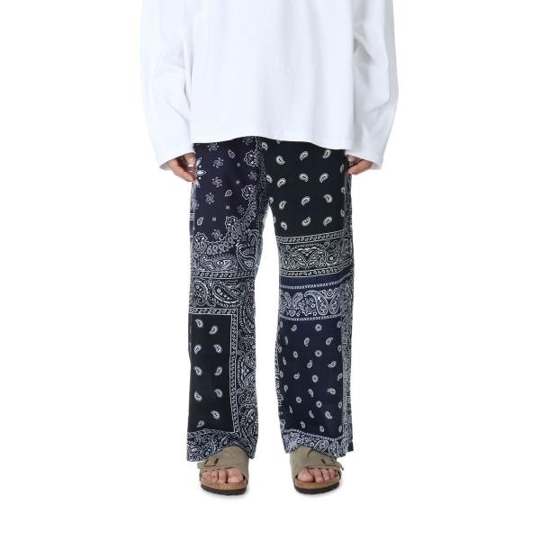 【P5倍 / SALE】circa make bandana patchwork pants -NA...