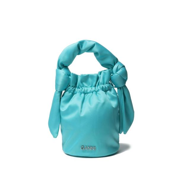 Occasion Top Handle Knot Bag -Lagoon (A4973) GANNI...