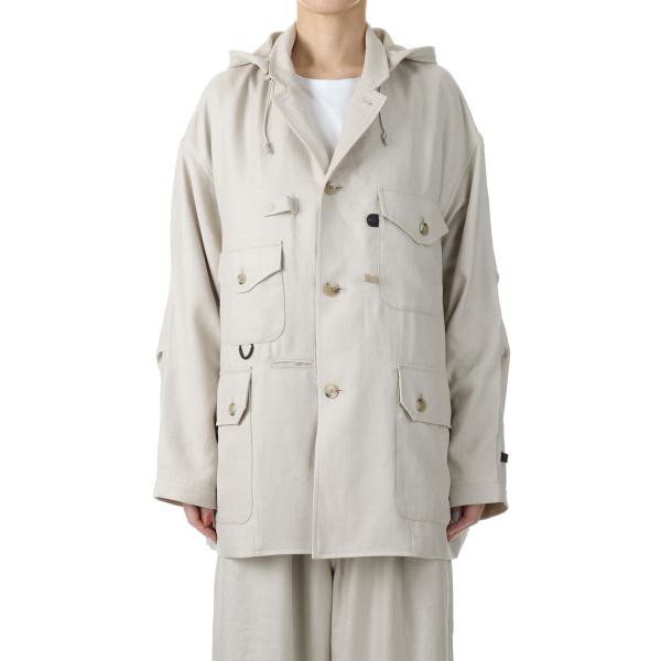 【SALE】W's TECH SAFARI JACKET -Ecru (BJ-52023L) DAI...