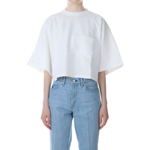 【P5倍 / SALE】COROPPED TEE - WHITE（23MMSCU13） Shinzo...
