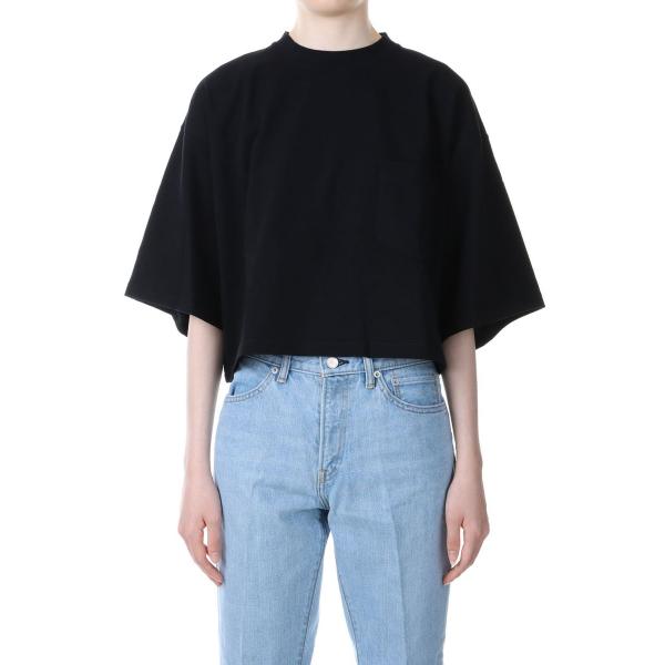 【P5倍 / SALE】COROPPED TEE - BLACK（23MMSCU13） Shinzo...