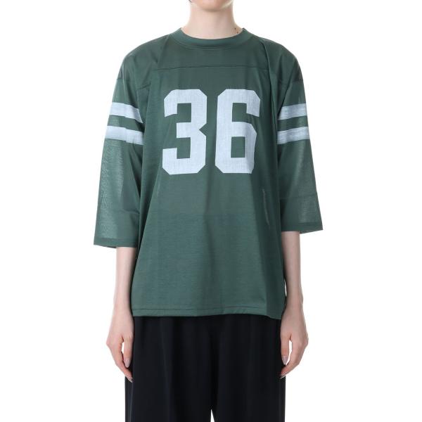 【P5倍 / SALE】SHEER FOOTBALL TEE / GREEN（23MMSCU01） ...