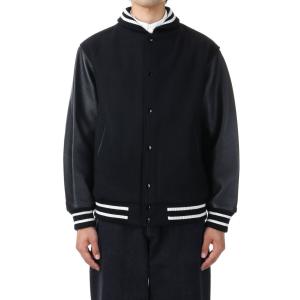 【16時までのご注文で最短翌日発送】【40%OFF】Varsity Jacket - BLACK x...