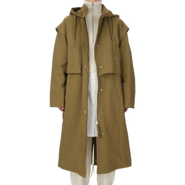 【SALE】TODAYFUL トゥデイフル  Nylon Hoodie Coat -CAMEL (1...