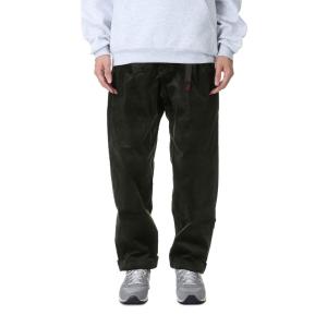 【16時までのご注文で最短翌日発送】【30%OFF】STRETCH CORDUROY  TUCK TAPARED PANT -  DARK GREEN (GMP3-FJP01) Gramicci(グラミチ)｜deepinsideinc