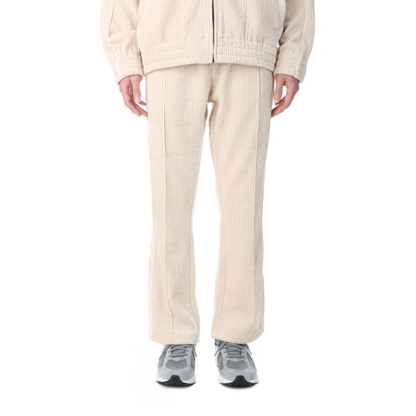 【P5倍】Corduroy Velor Track Flare Pants -IVORY (LEP2...