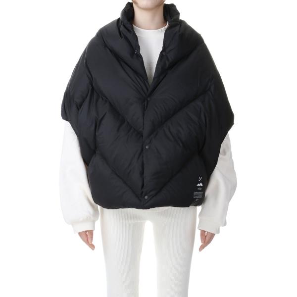 【SALE】LIGHT DOWN HALF BLANKET -BLACK (YU01202 ) Y(...