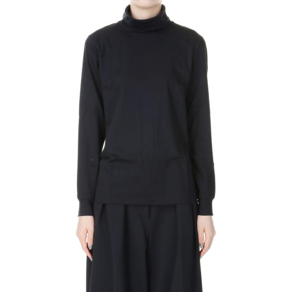 【P5倍 / SALE】60/1 Spimasmooth Turtleneck L/S Tee -B...