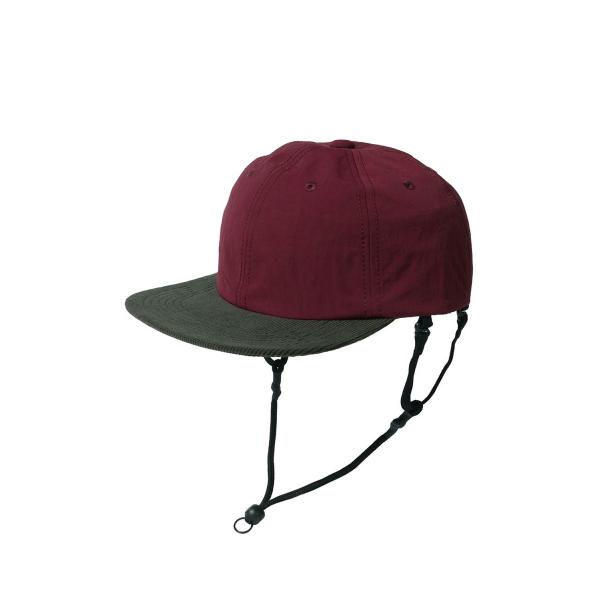 【16時までのご注文で最短翌日発送】TECH 6PANEL CAP 2TONE - BURGUNDY...