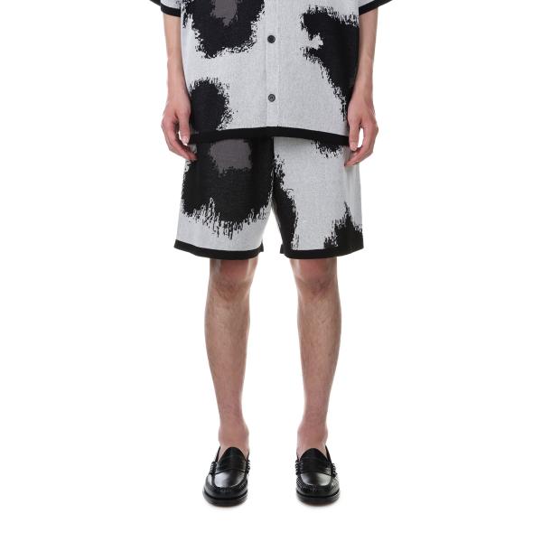 【P5倍】Abstract Flower Knit Shorts -WHITE(LEP227) LE...