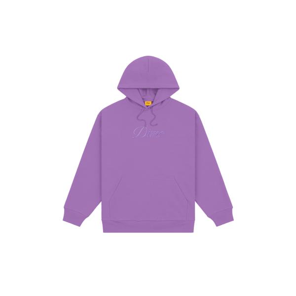 【P5倍 / SALE】CURSIVE LOGO HOODIE -Iris(DIMEHO2321IR...