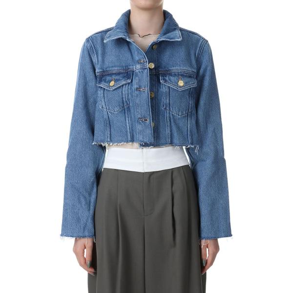 【P5倍 / SALE】One size 3 38 Heavy Denim Cropped Truc...