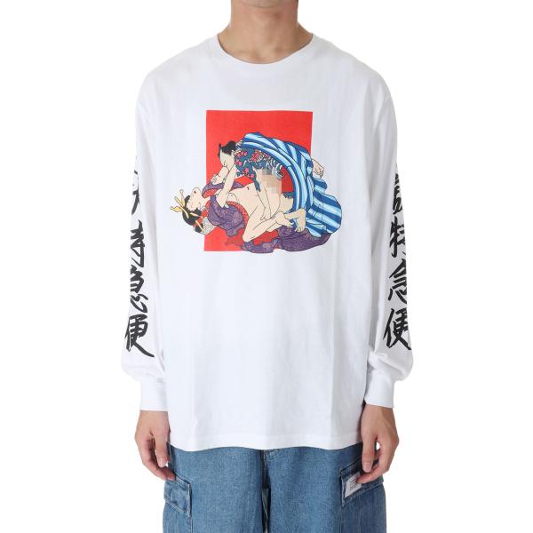 【P5倍 / SALE】地獄特急便 L/S Tee / WHITE（23AW-DELI-04/FS1...
