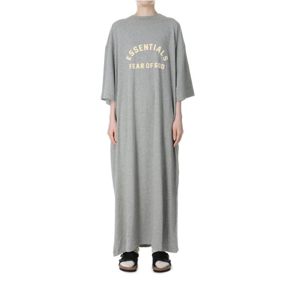 【P5倍 / SALE】3/4 Sleeve Dress -DARK HEATHER OATMEAL...
