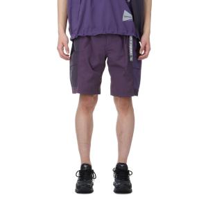 【16時までのご注文で最短翌日発送】Gramicci / and wander PATCHWORK WIND SHORT - MULTI PURPLE (GUP4-S3003-M-W) Gramicci(グラミチ)｜deepinsideinc