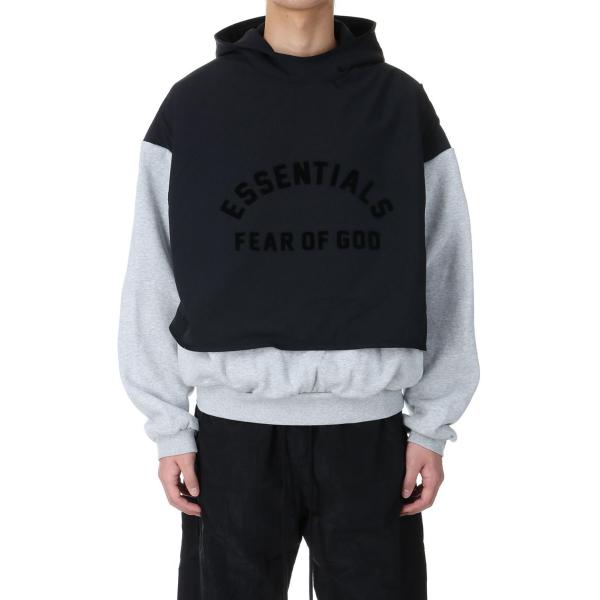 【P5倍 / SALE】Nylon Fleece Hooded Sweater/Light Heat...