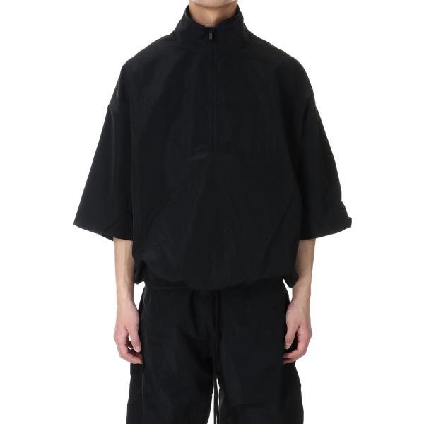【P5倍 / SALE】Halfzip Mockneck Shirt/Jet Black(186SP...