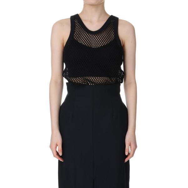 Mesh Tank Top -BLACK（12410604） Todayful(トゥデイフル)