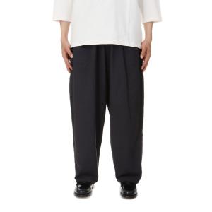 【16時までのご注文で最短翌日発送】COTTON / SILK NEP DUCK  BALLOON PANTS - BLACK (GL42430) Gold(ゴールド)