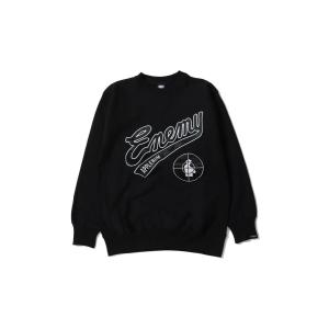 【16時までのご注文で最短翌日発送】Enemy Crew Sweat/Black(PE2320401) Applebum(アップルバム)｜deepinsideinc