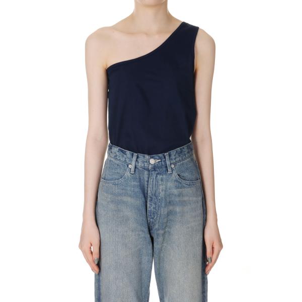 【P5倍 / SALE】BASIC ONE SHOULDER TOP-NAVY (TNH18100-...