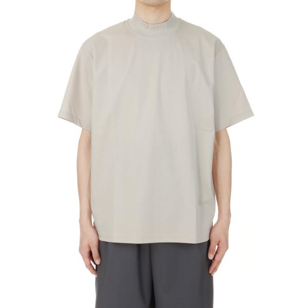 【P5倍 / SALE】MOCK NECK T-SHIRT(W-014-8009)- L.Beige...