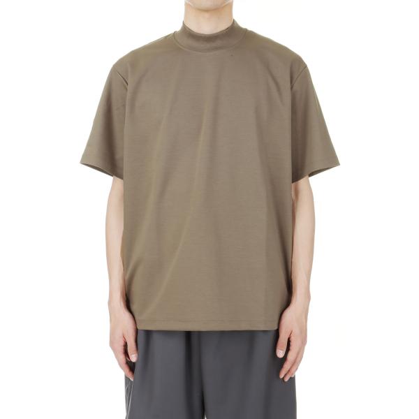 【P5倍 / SALE】MOCK NECK T-SHIRT(W-014-8009)-L.Brown-...