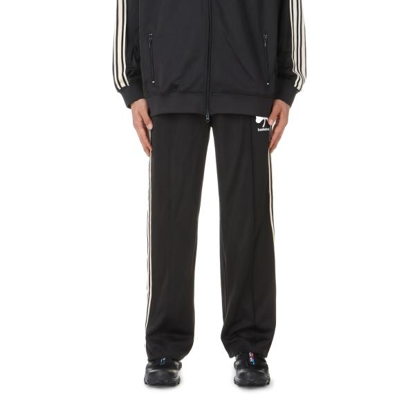 【P2倍 / SALE】LUCKY, track pants / Black&amp;Cream B...