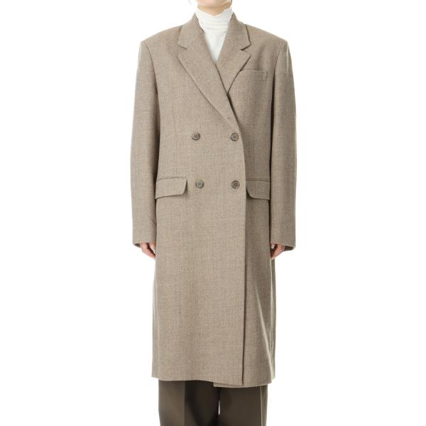 Wool100% Chester Coat -GRAY BEIGE (12420002) Today...