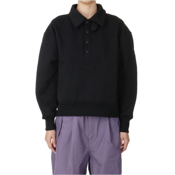 【P5倍】W's TECH SWEAT SNAP PULLOVER -Black (BE-53024...