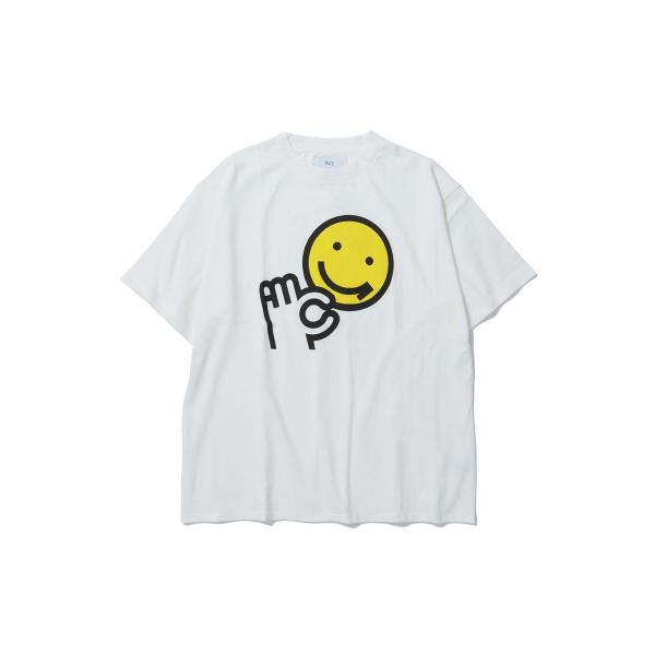 【P5倍 / SALE】SMILEy TEE - WHITE (ACY-24SS-008) Acy(...
