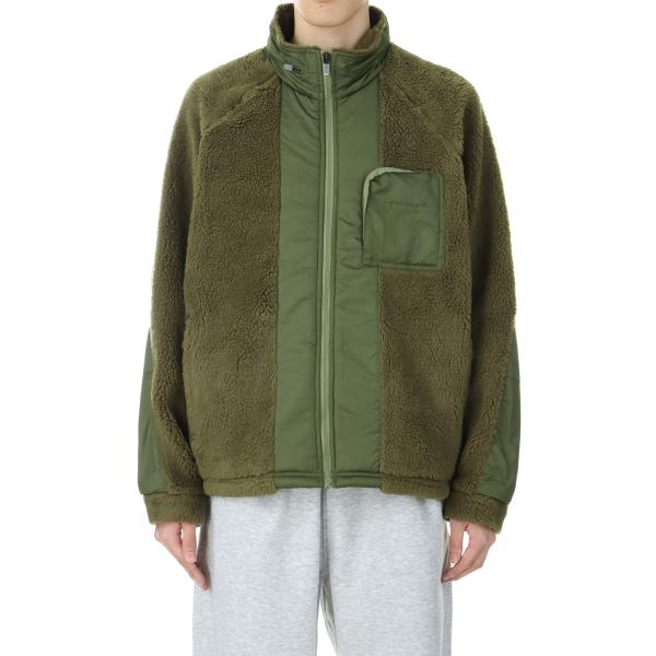 【P5倍 / SALE】BOA FLEECE JACKET / OLIVE(24FW-L4-02) ...