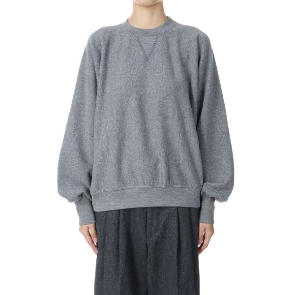 【P5倍】COTTON WOOL SWEATSHIRT -GRAY (24AMSCU10) Shin...