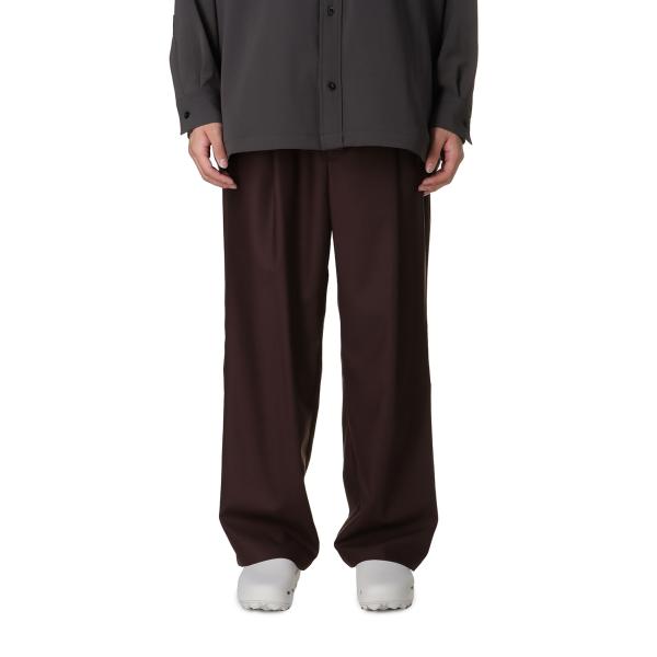 【P5倍 / SALE】PAJAMA TROUSERS -Brown- (W-015-6009) W...